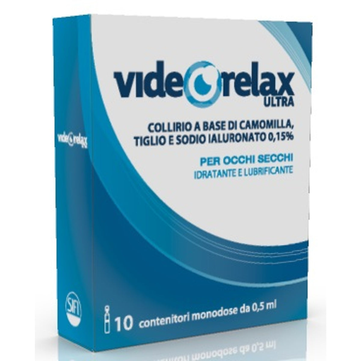 Collyre Hydratant et Lubrifiant Videorelax Ultra Unidose 0,5 ml 10 Pièces