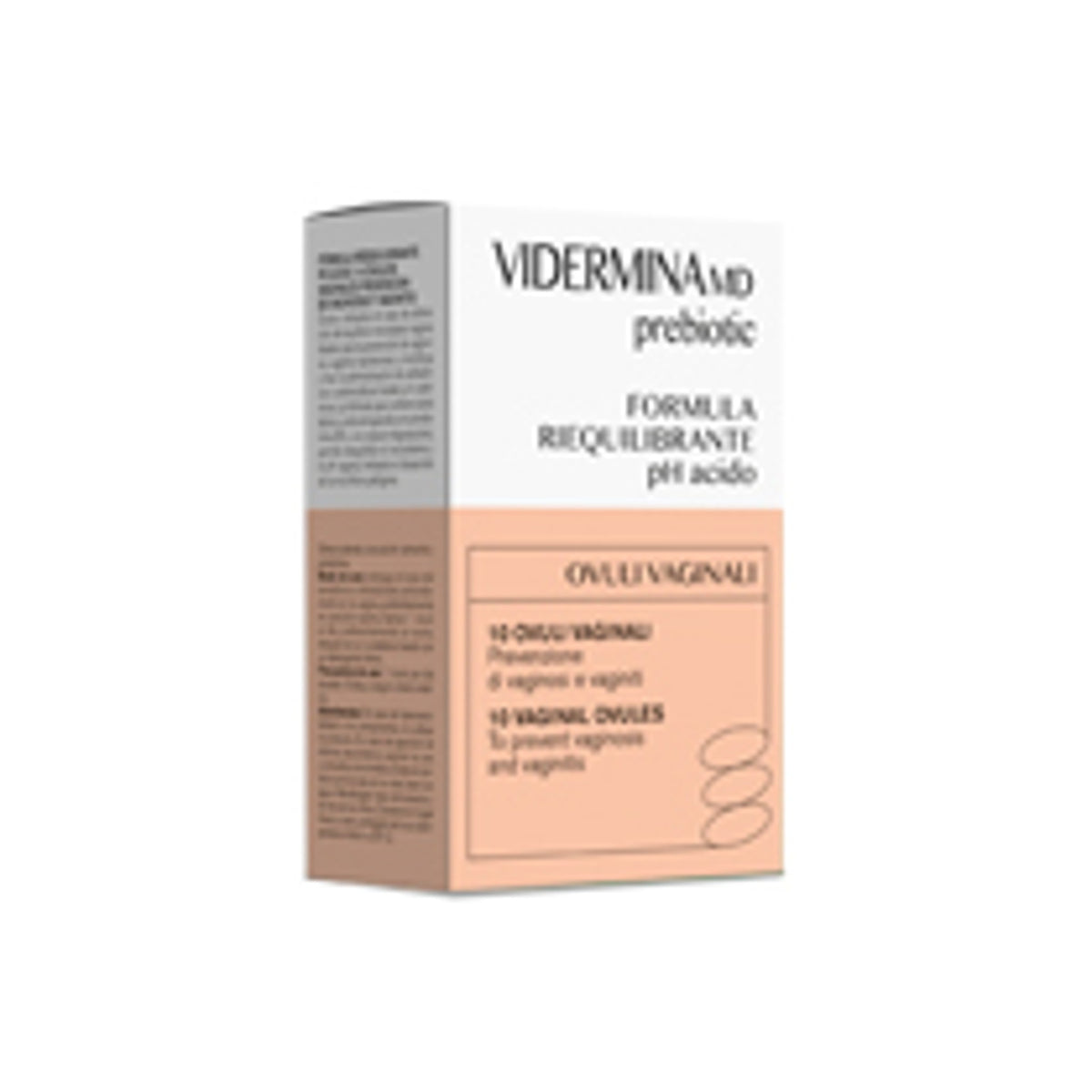 Vidermina Prébiotique Ovules Vaginaux 10 Pièces