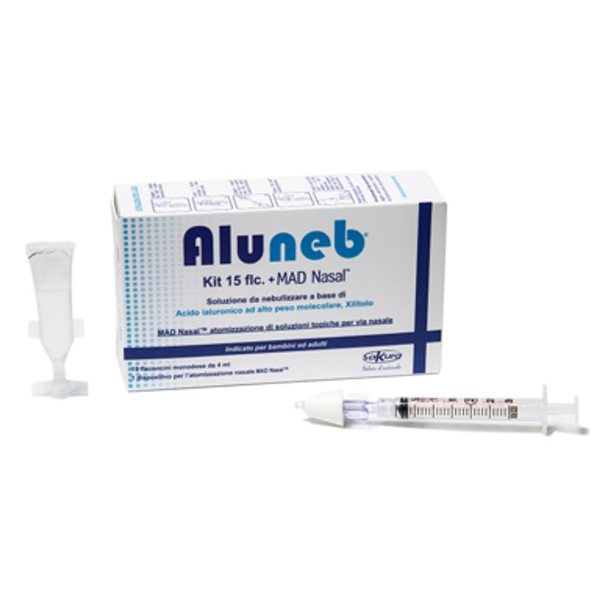 Aluneb Kit Solution Isotonique 15 Flacons De 4 Ml + Mad Nasal Atomiseur