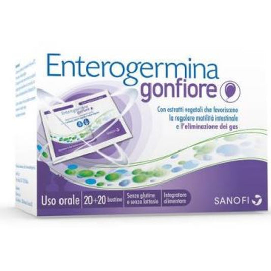 Enterogermina Gonfiore 20 Bustine Bipartite