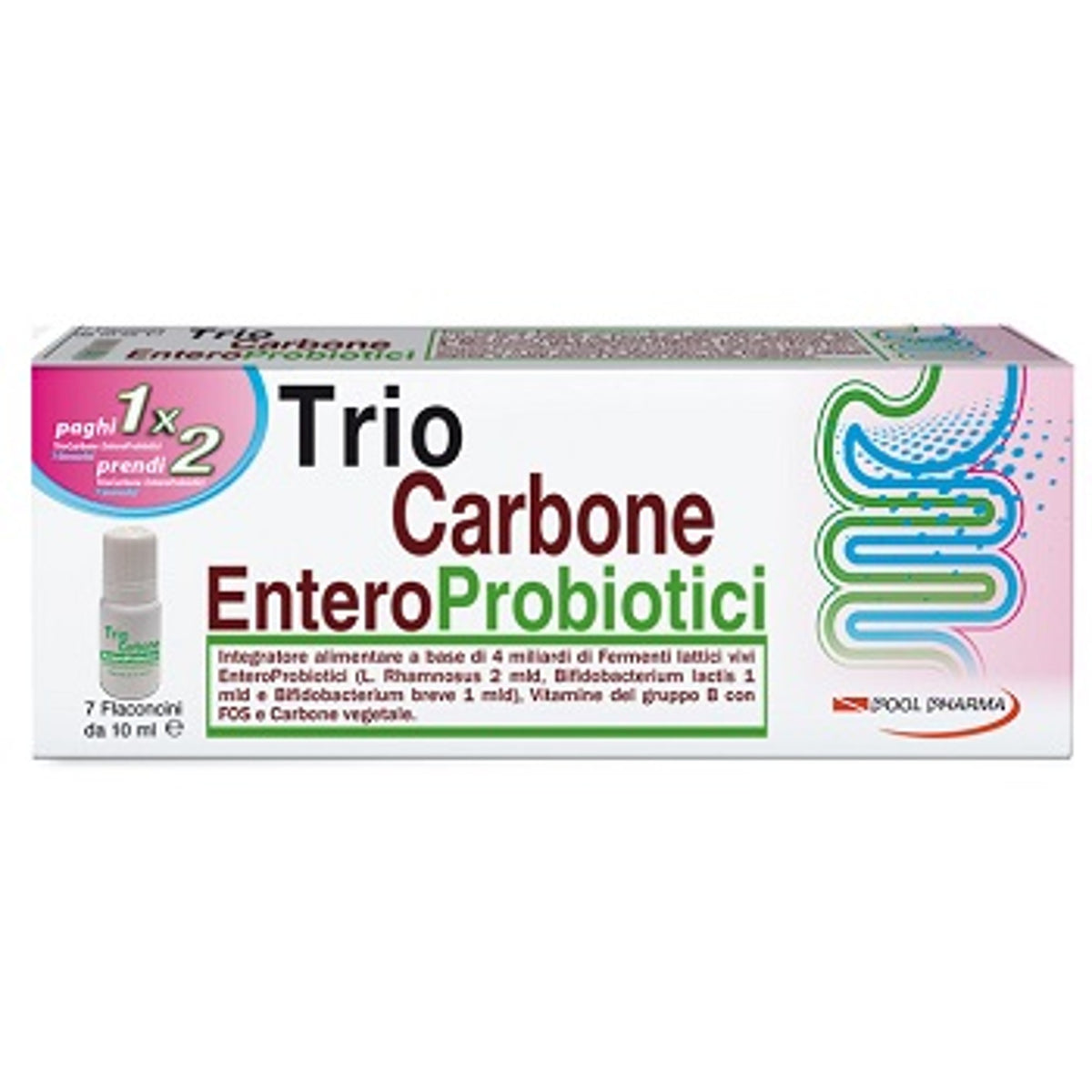 Triocarbone Enteroprobiotici 7 Flaconcini X 10 Ml