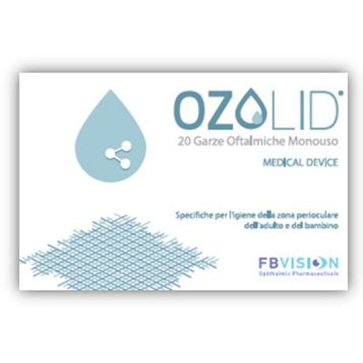 Compresse ophtalmiques Ozolid Tnt à l'huile ozonisée en phospholipides Lipozoneye 20 pièces