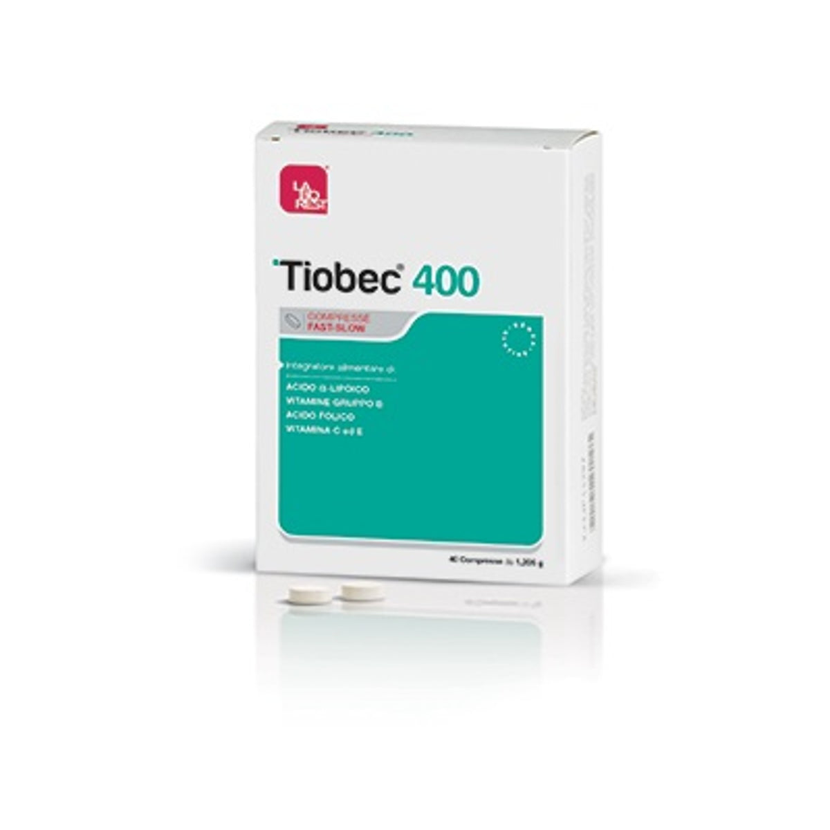 Tiobec 400 40 Comprimés Fast-Slow De 1,28 G