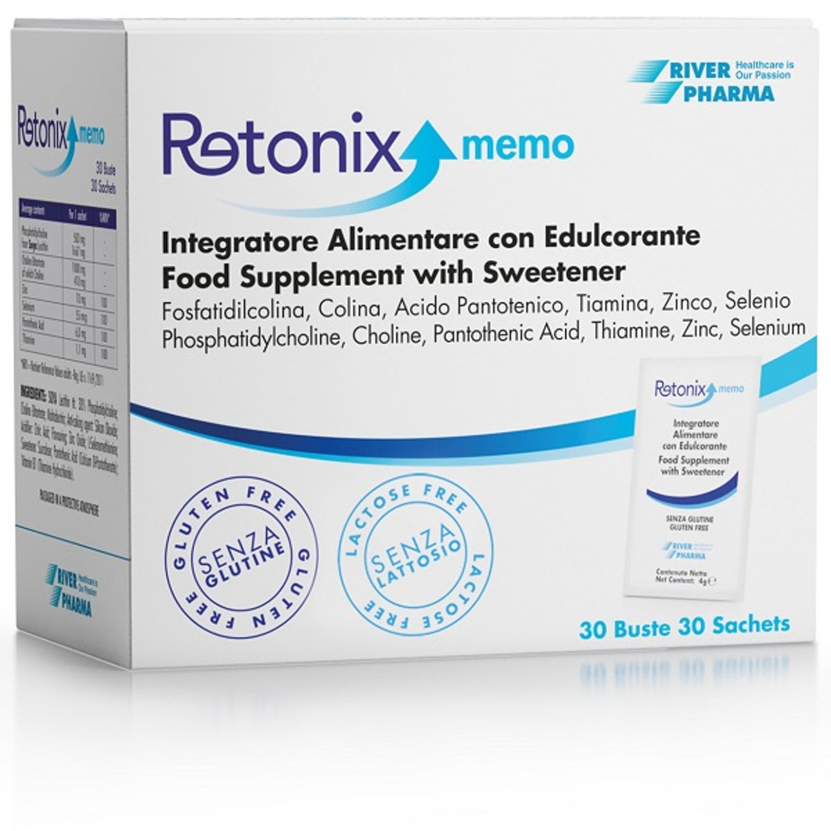 Retonix Memo 30 Bustine Da 4 G