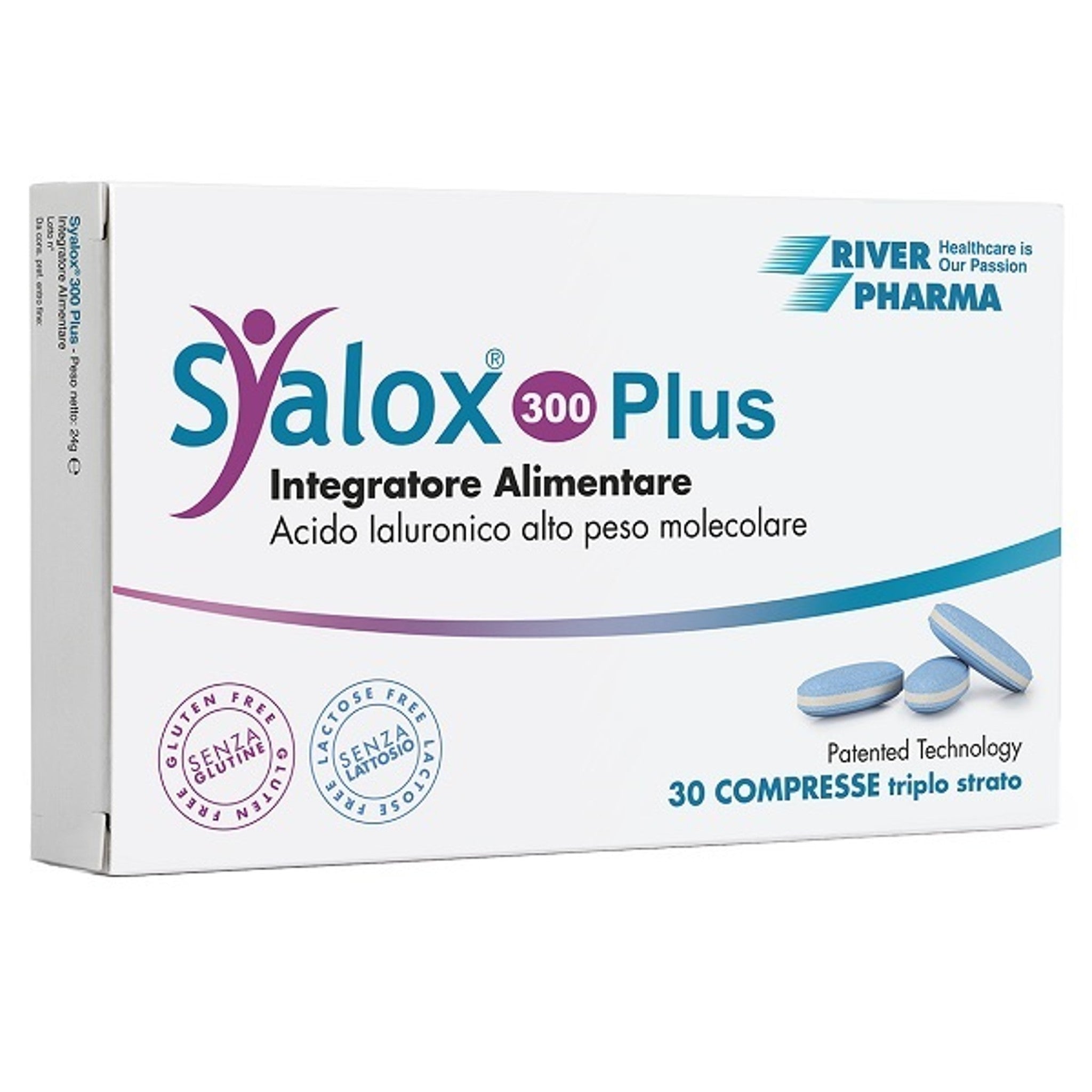 Syalox 300 Plus, confezione da 30 compresse a triplo strato