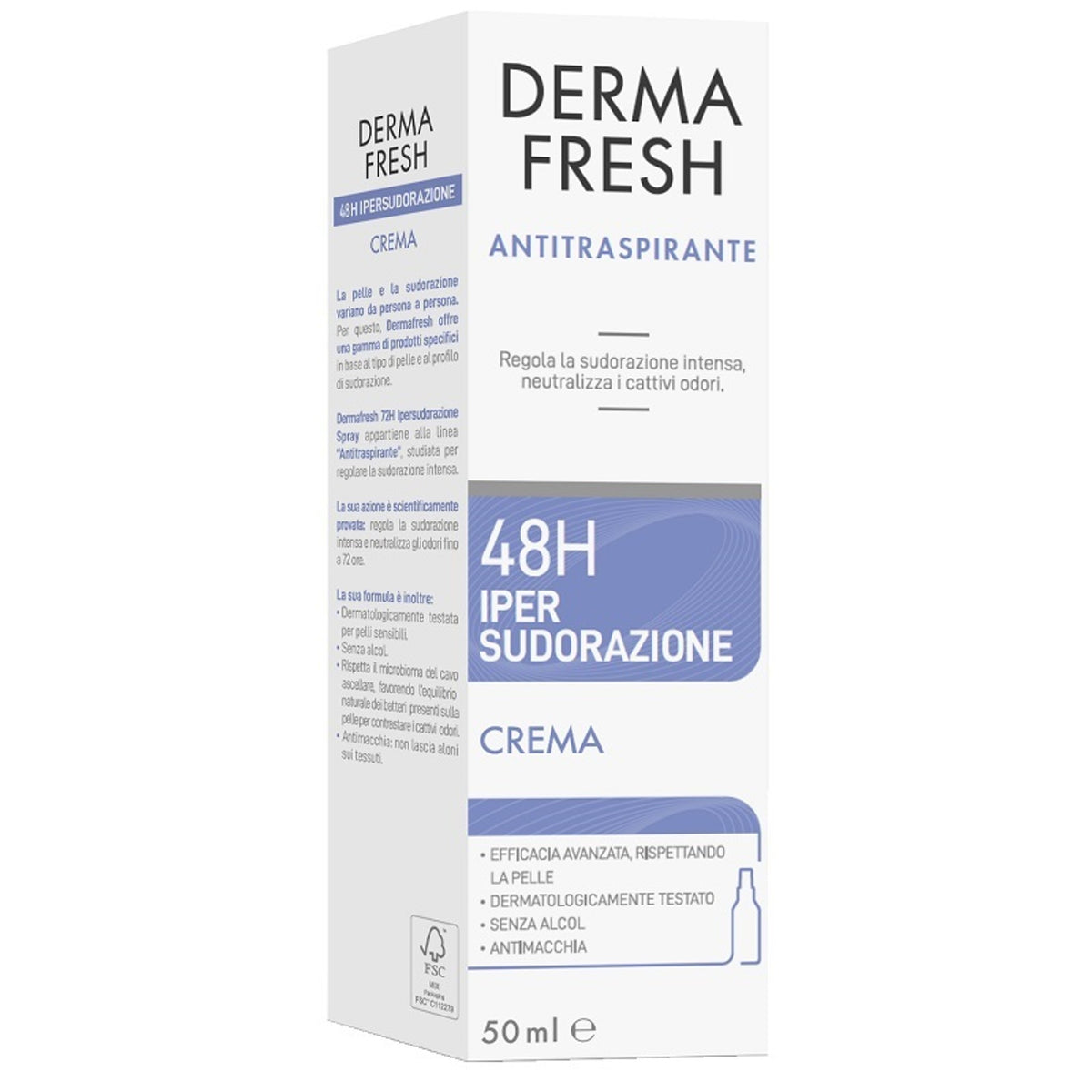 Dermafresh 48H Ipersudorazionecrema 50 Ml