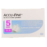 Accu-Fine Insulin Pen Needle Accu-Chek Gauge 31 x 5mm 100 Pieces