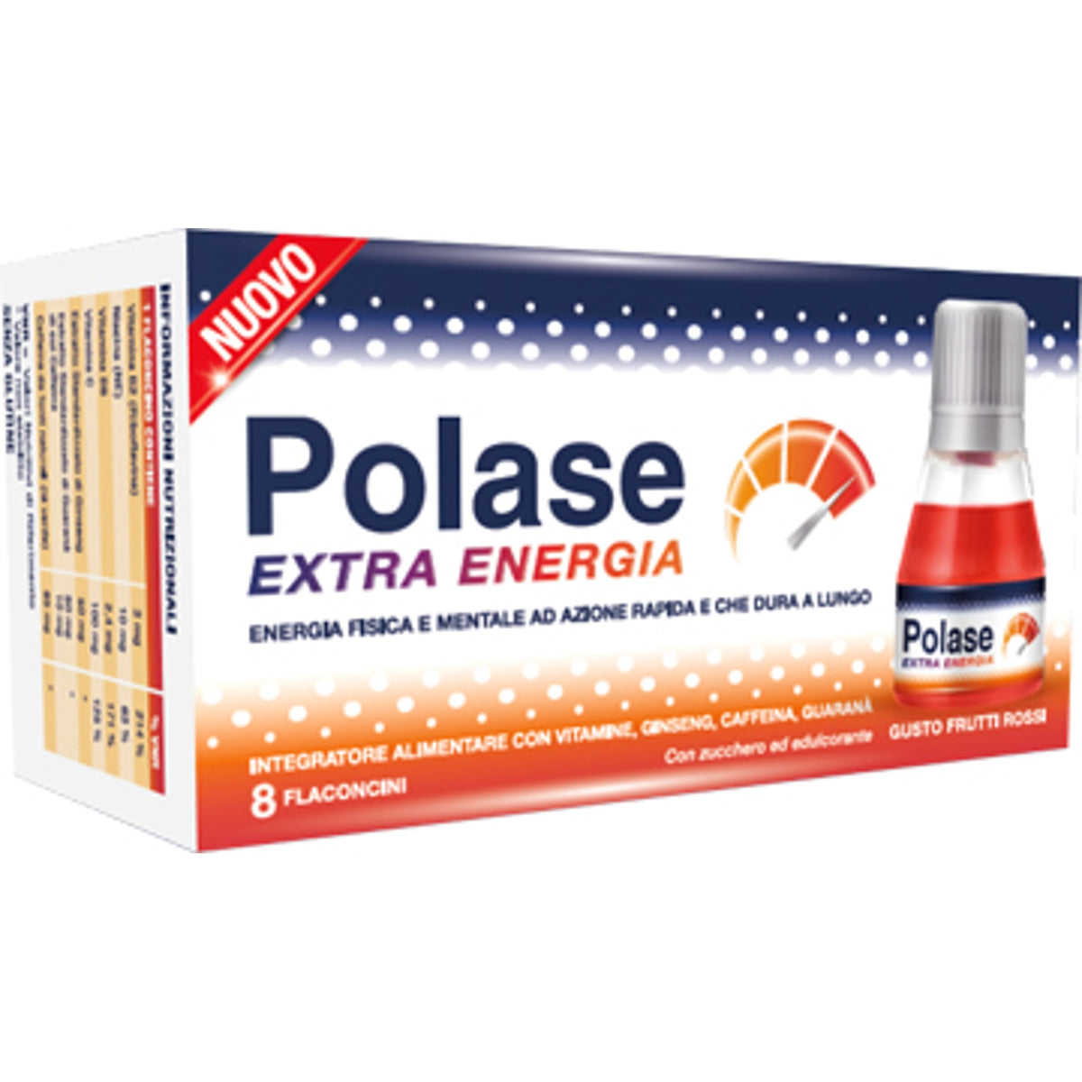 Polase Extra Énergie 8 flacons