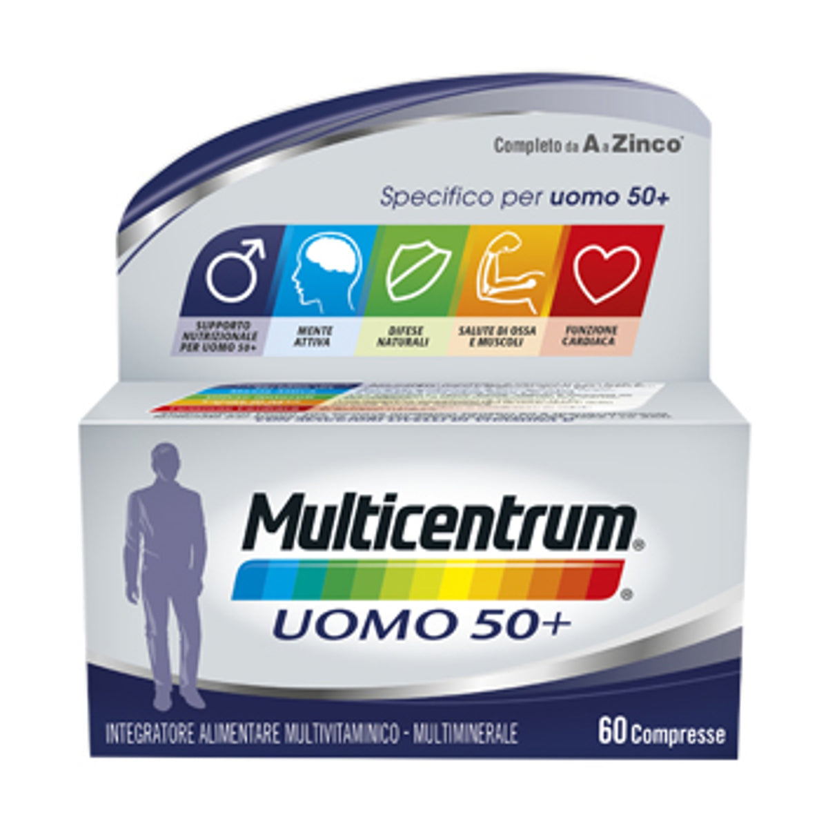 Multicentrum Homme 50+ 60 Comprimés
