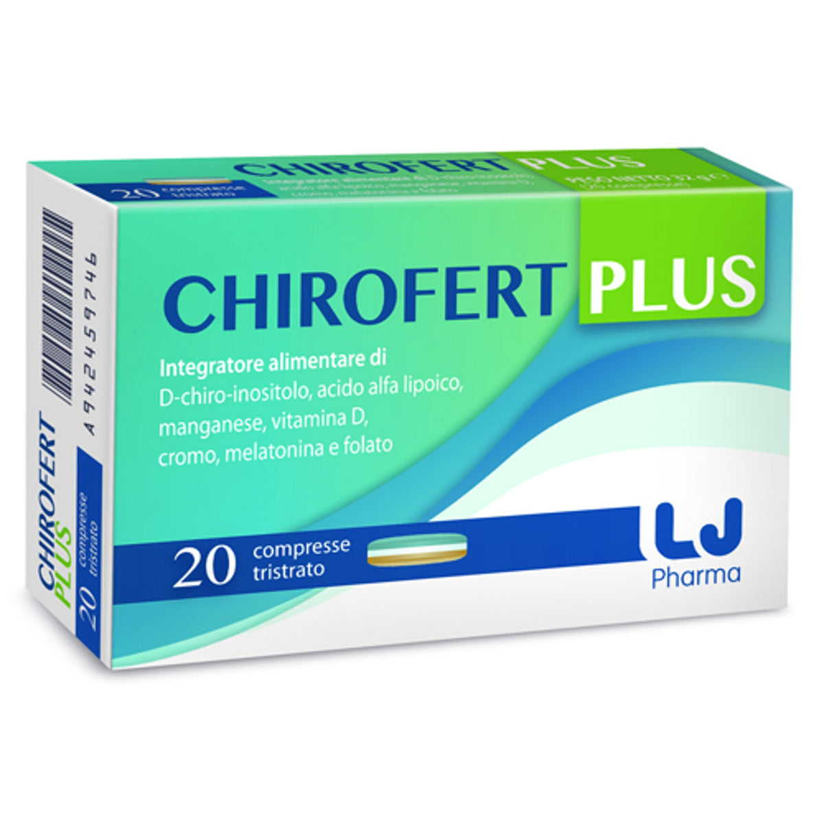 Chirofert Plus 20 Comprimés Tricouches