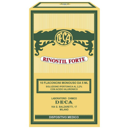 Rinostil Forte Soluzione Ipertonica 10 Flaconcini Monouso Da5 Ml