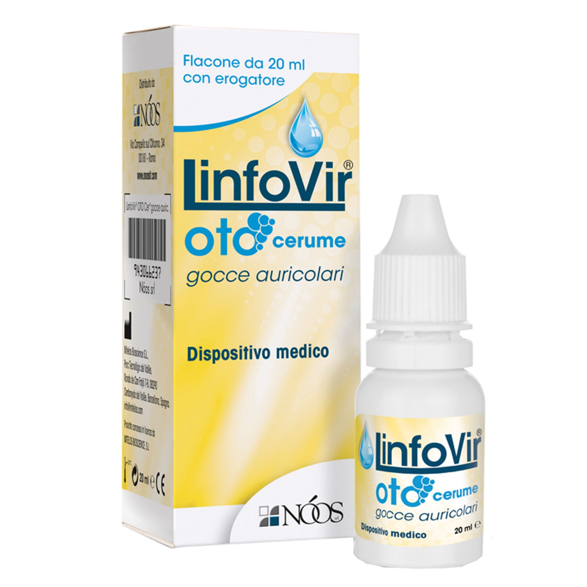 Linfovir Oto Cérumen Gouttes Auriculaires 18 ml