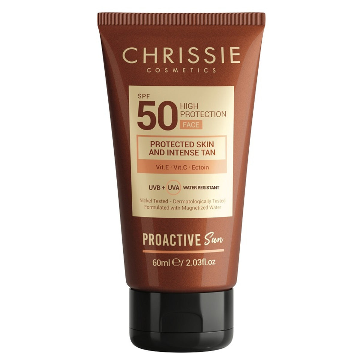 Chrissie Proactive Sun Spf50 High Protection Face 60 Ml