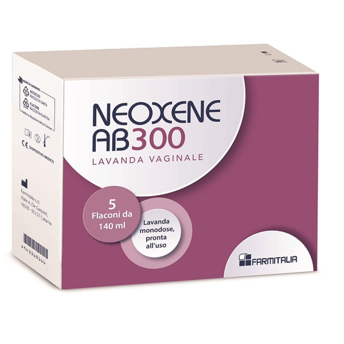 Neoxene Ab 300 Solution Vaginale 5 Flacons De 140 ml