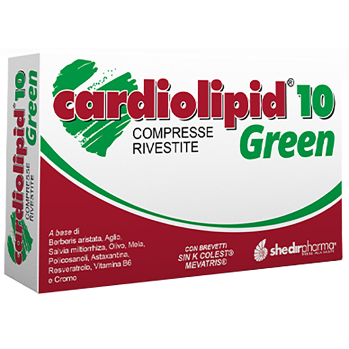 Cardiolipid 10 Green 30 Comprimés Pelliculés