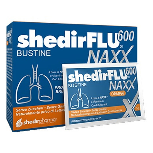 Shedirflu 600 Naxx Arancia Senza Zuccheri 20 Bustine