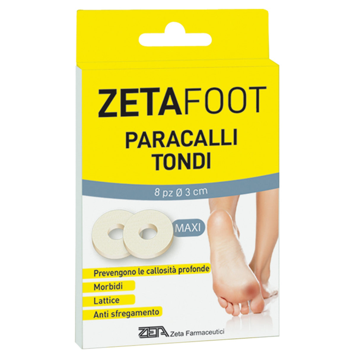 Zetafoot Rond Grand Corse-Pied Latex 8 Pièces