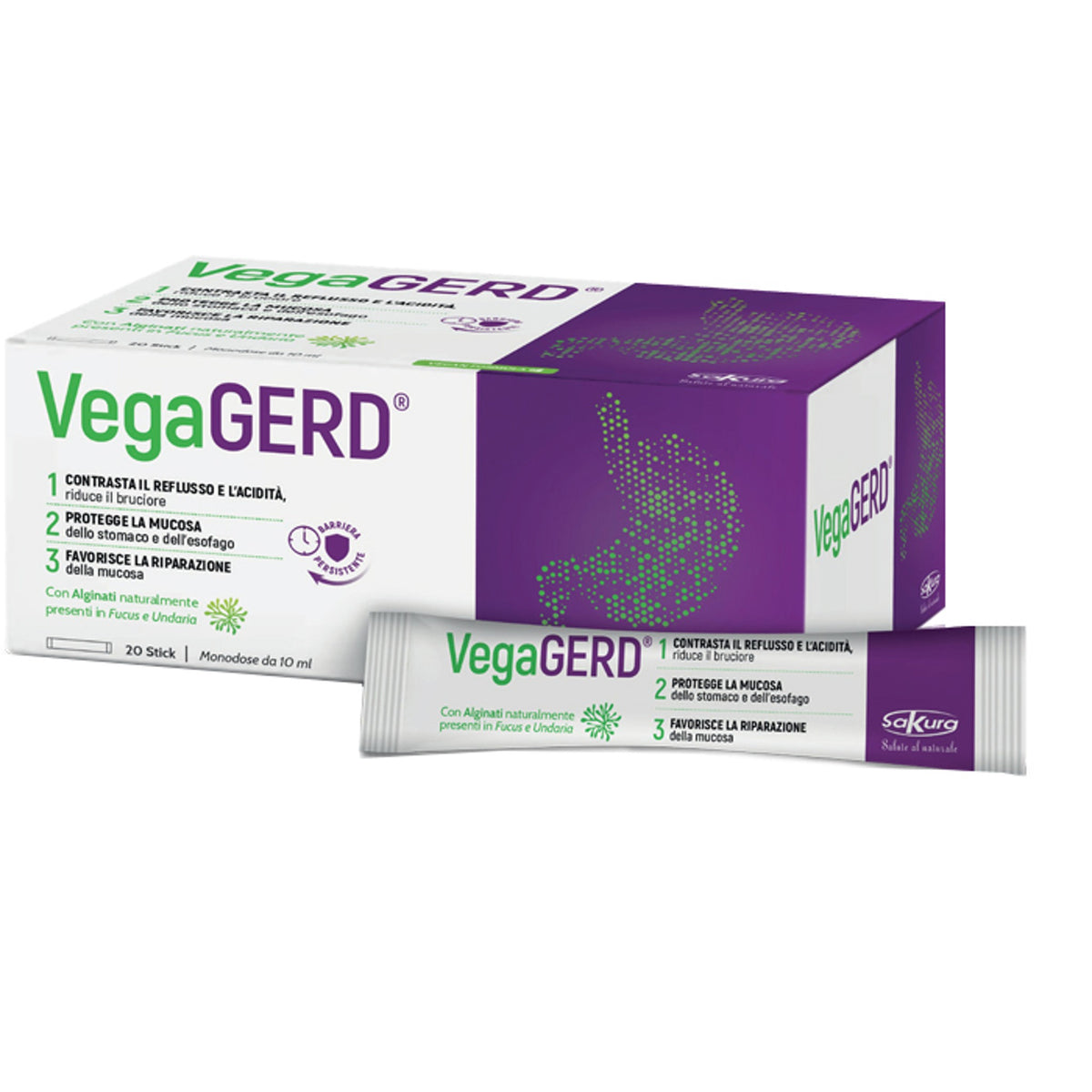 Vegagerd 20 Bâtonnets 10 ml