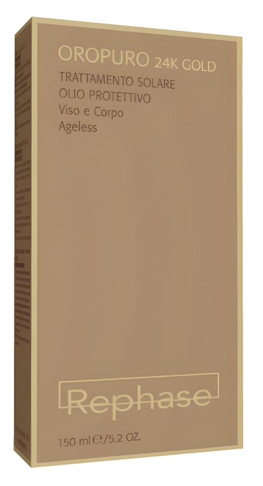 Rephase Oropuro 24K Gold Olio Protettivo Solare Viso E Corpo150 ml