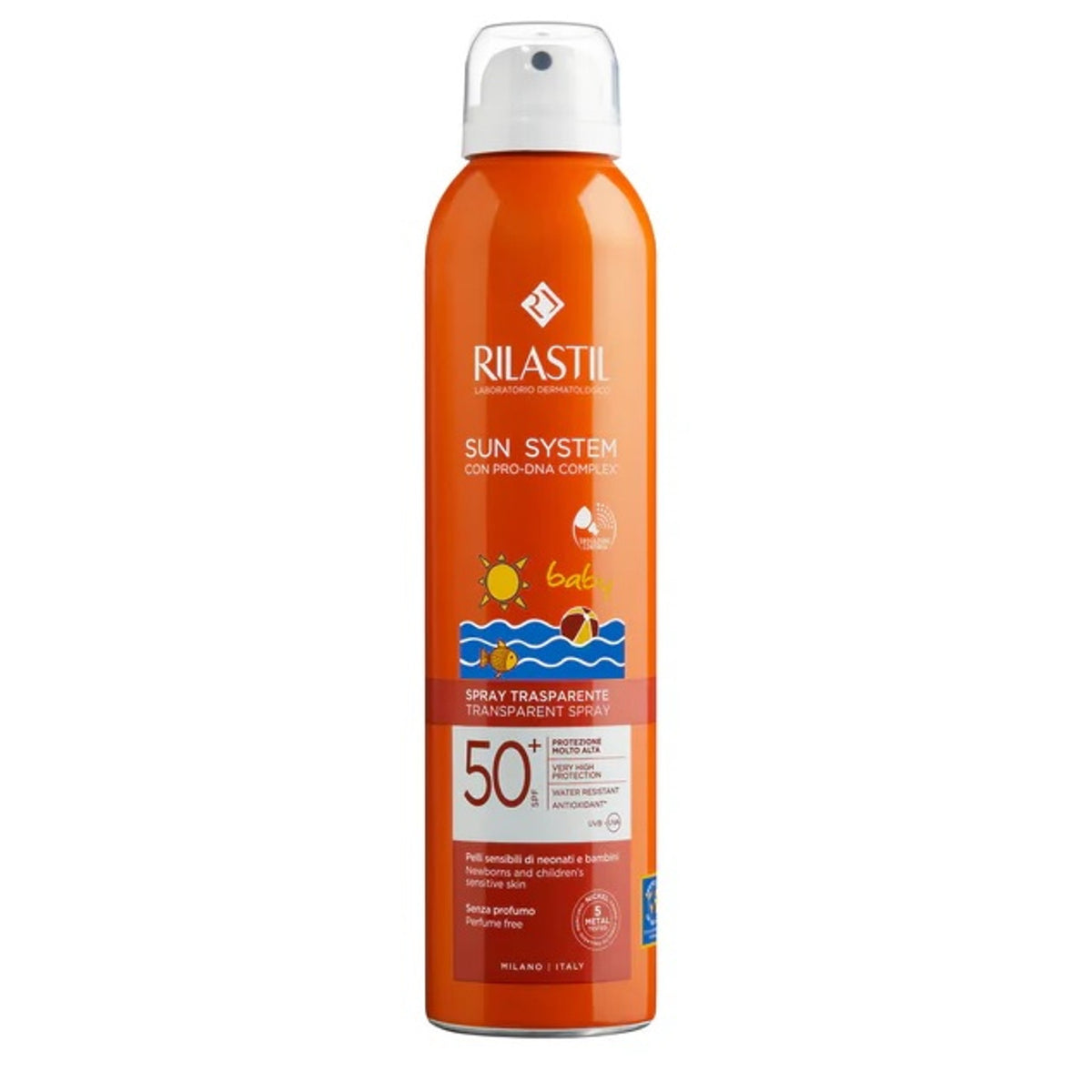 Rilastil Sun System Baby Transparent Spray Spf50+ 200 Ml