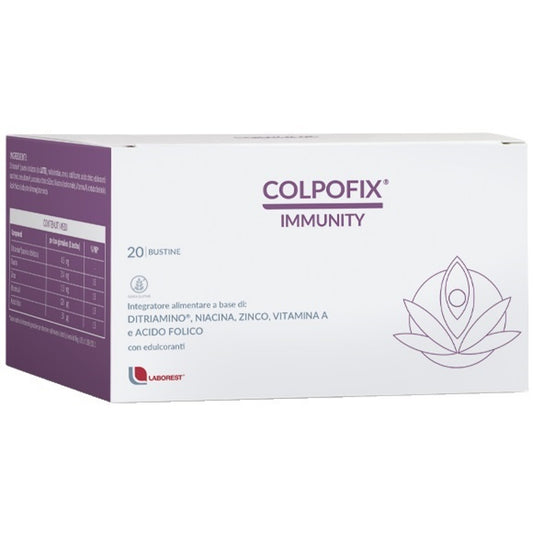 Colpofix Immunity 20 Bustine Senza Glutine Con Edulcoranti