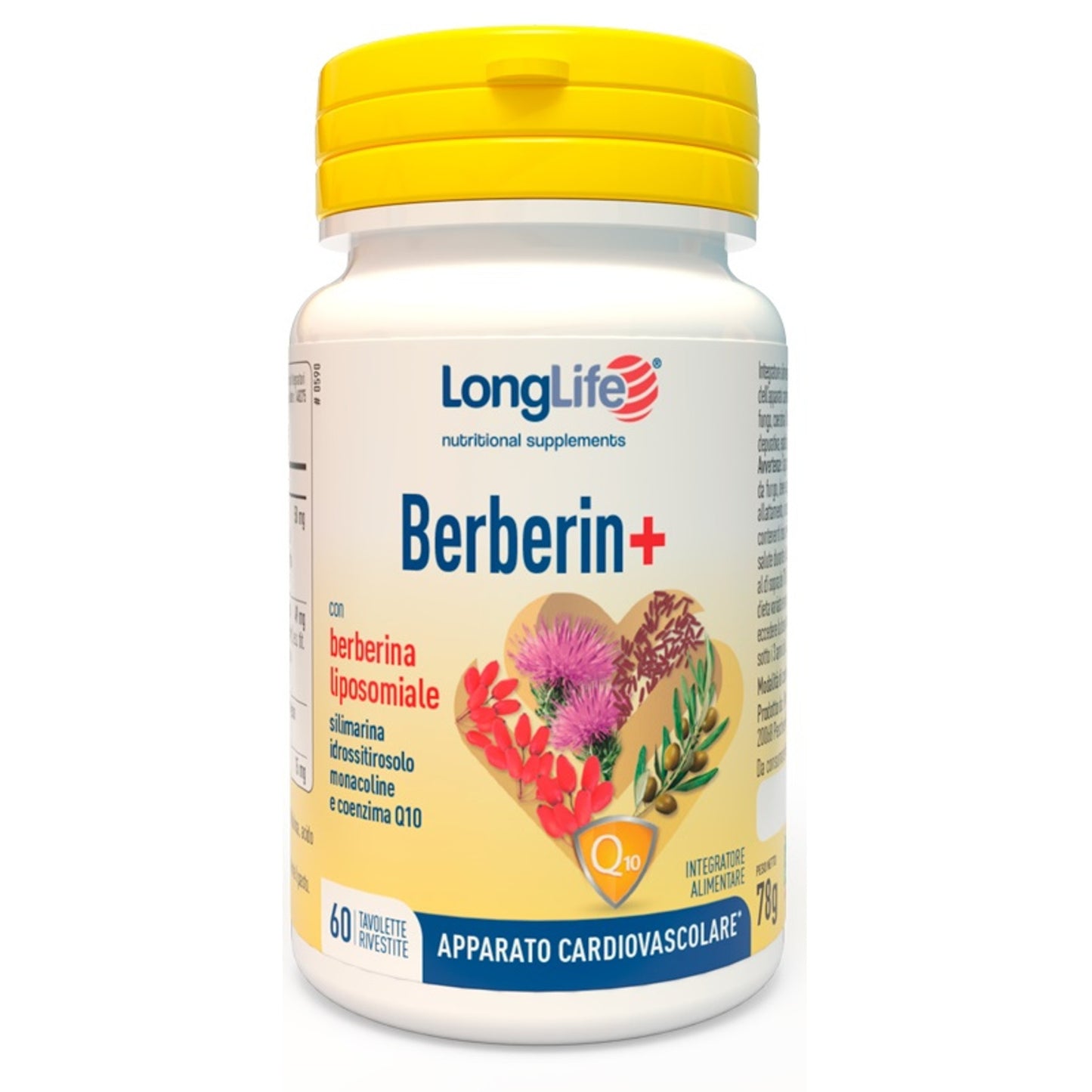 Longlife Berberin+ 60 Tavolette Rivestite
