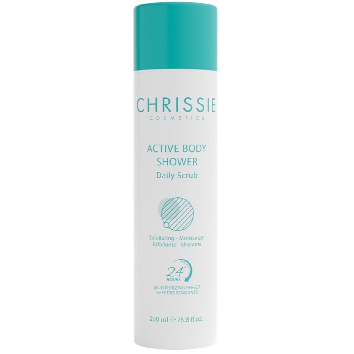 Chrissie Active Body Douche Gommage Quotidien Exfoliant Et Hydratant 200 Ml