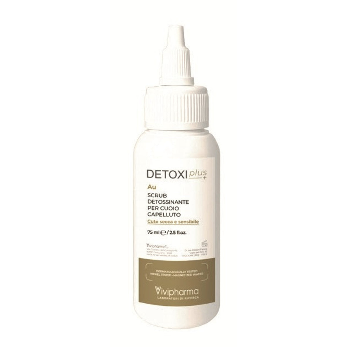 Detoxi Plus Gold Detoxifying Scalp Scrub For Dry and Sensitive Scalp 75 ml