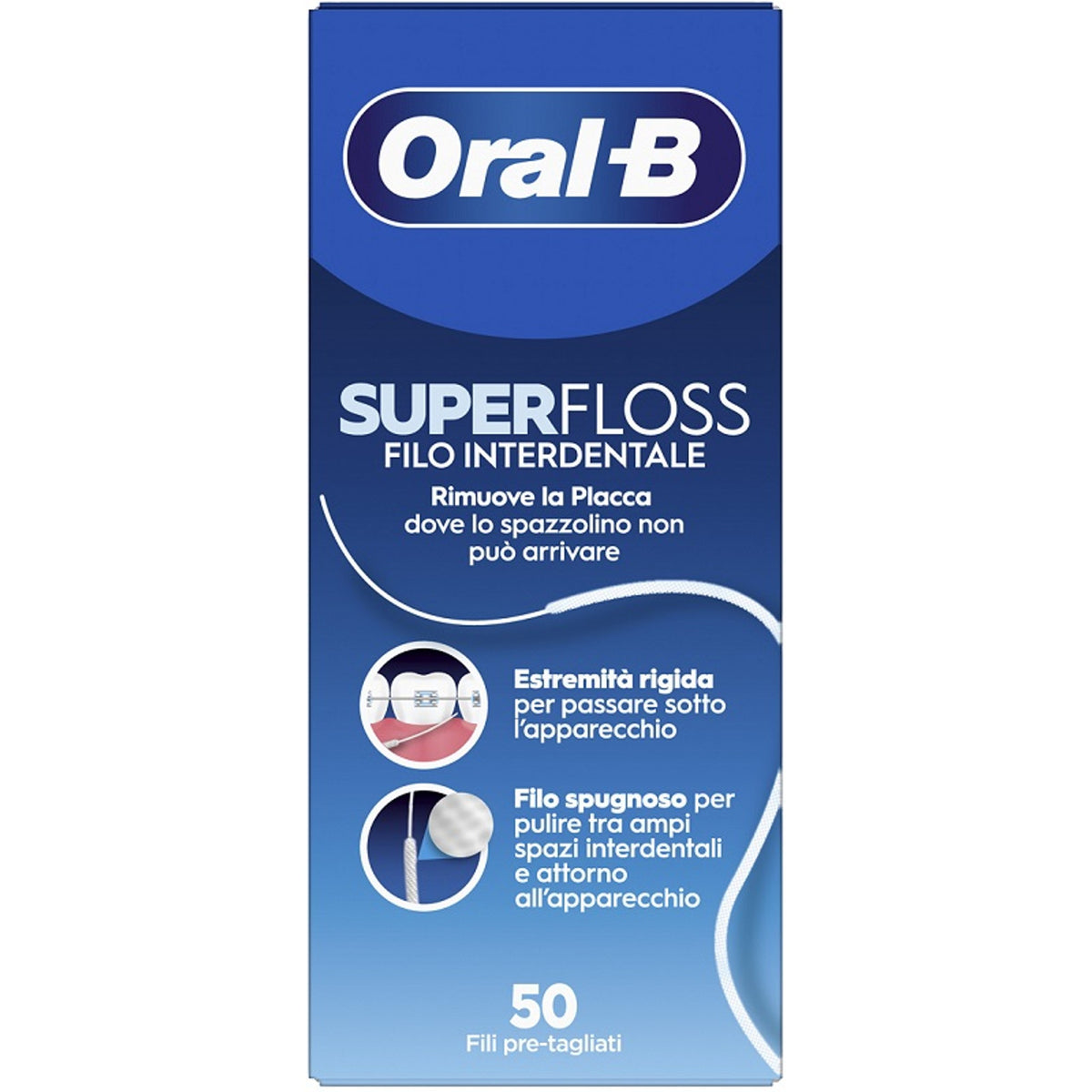 Oral-B Man Superfloss Thread New