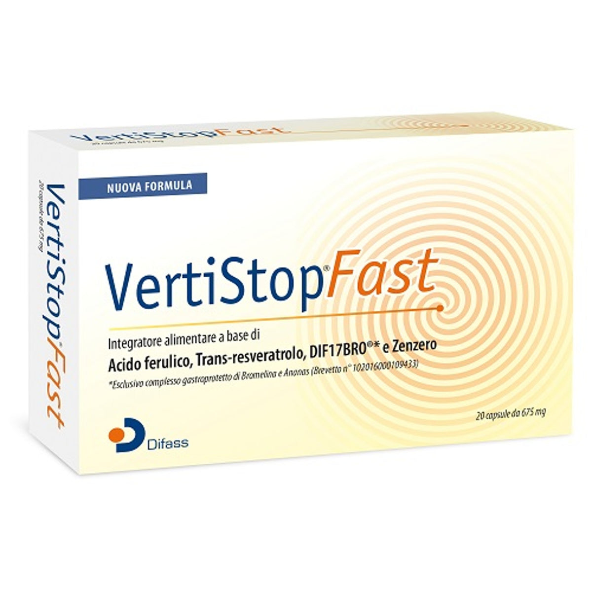 Vertistop Fast 20 Capsule Da 675 Mg
