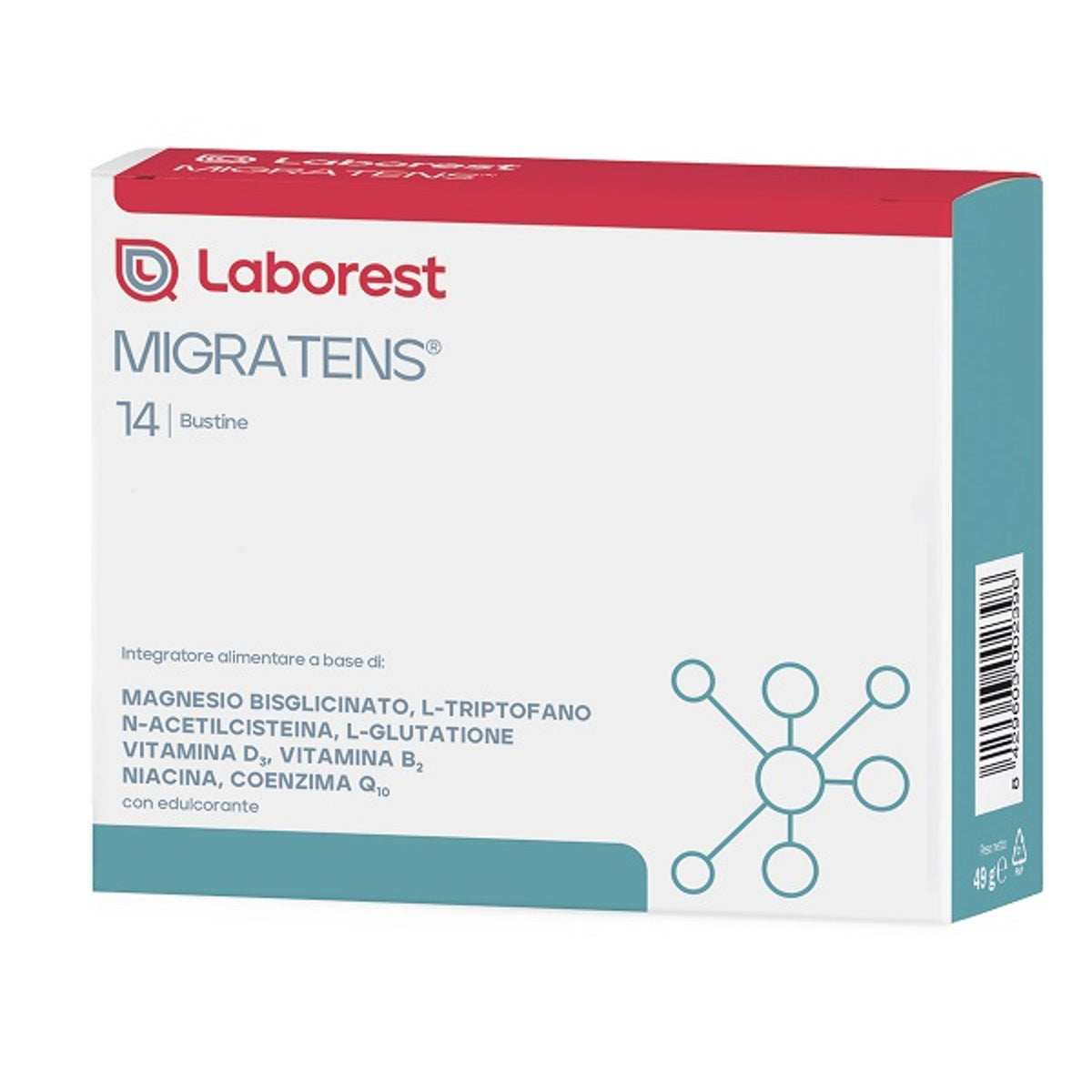 Migratens 14 Sachets Avec Édulcorants Sans Gluten Sans Lactose