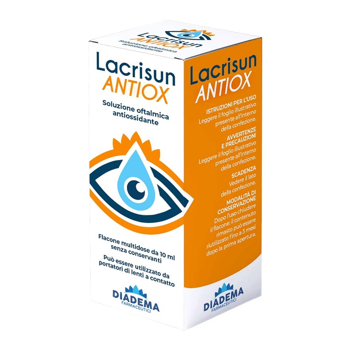 Lacrisun Antiox Solution Ophtalmique Antioxydante Yeux Flacon Multidose 10 ml