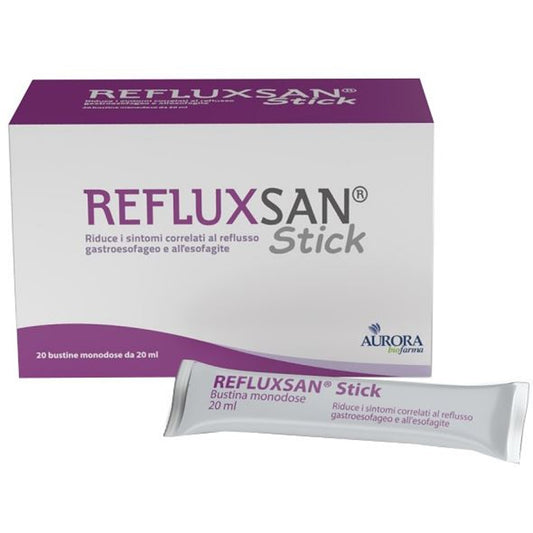 Refluxsan Stick 20 Bustine Monodose Da 20 Ml Senza Glutine Senza Lattosio