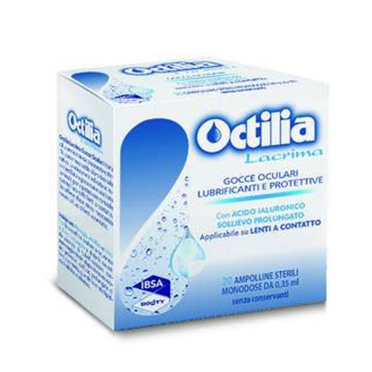 Octilia Larmes Soulagement Prolongé 20 Flacons Unidose 0,35 Ml