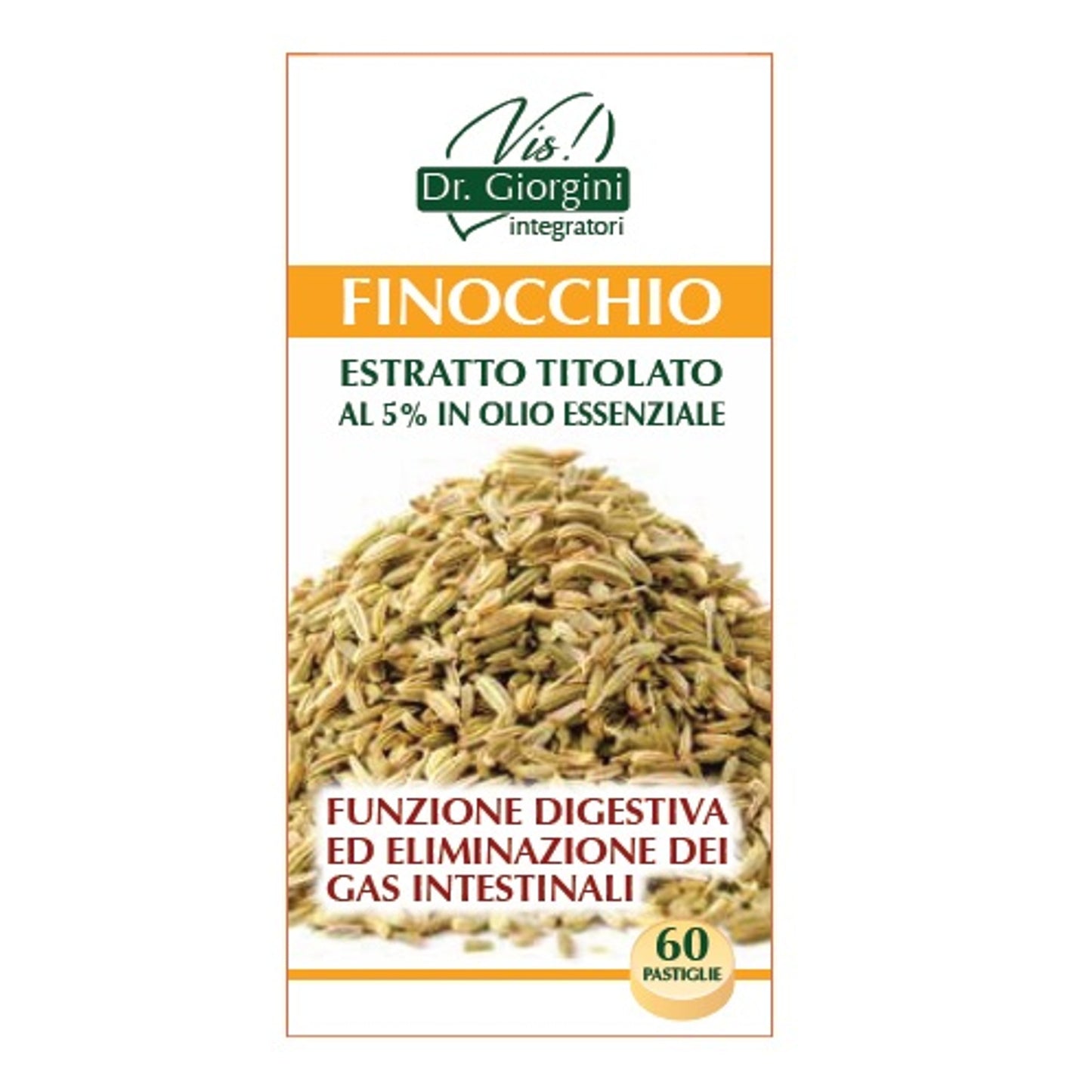 Finocchio Estratto Titolato 60 Pastiglie
