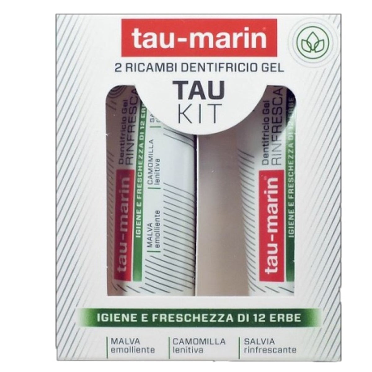 Tau Marin Refreshing Toothpaste Tau Kit Refill 2X20Ml
