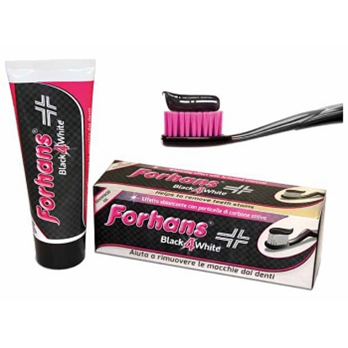 Forhans Gel Black4White Toothpaste