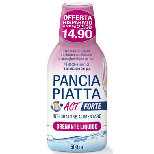 Pancia Piatta Act Forte Drenante Liquido 500 Ml