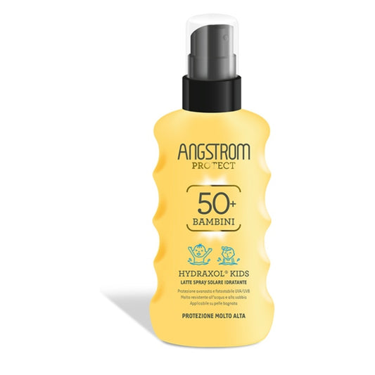 Angstrom Protect Hydraxol Kids Latte Spray Solare Ultra Protezione 50+ 175 Ml