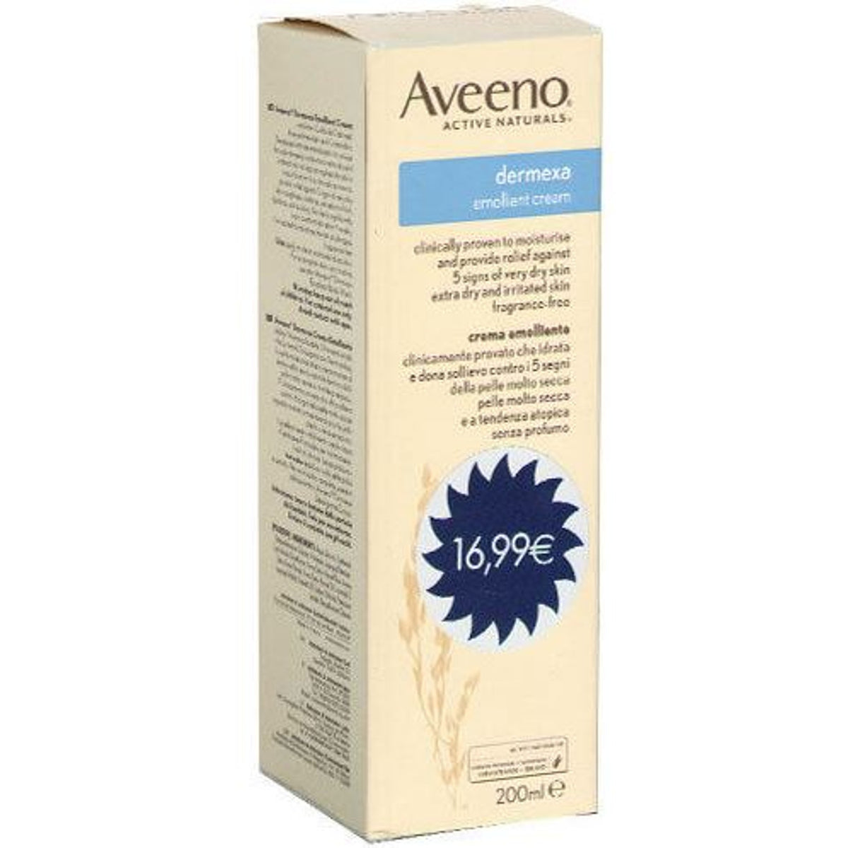 Aveeno Dermexa Moisturising Cream 200 ml