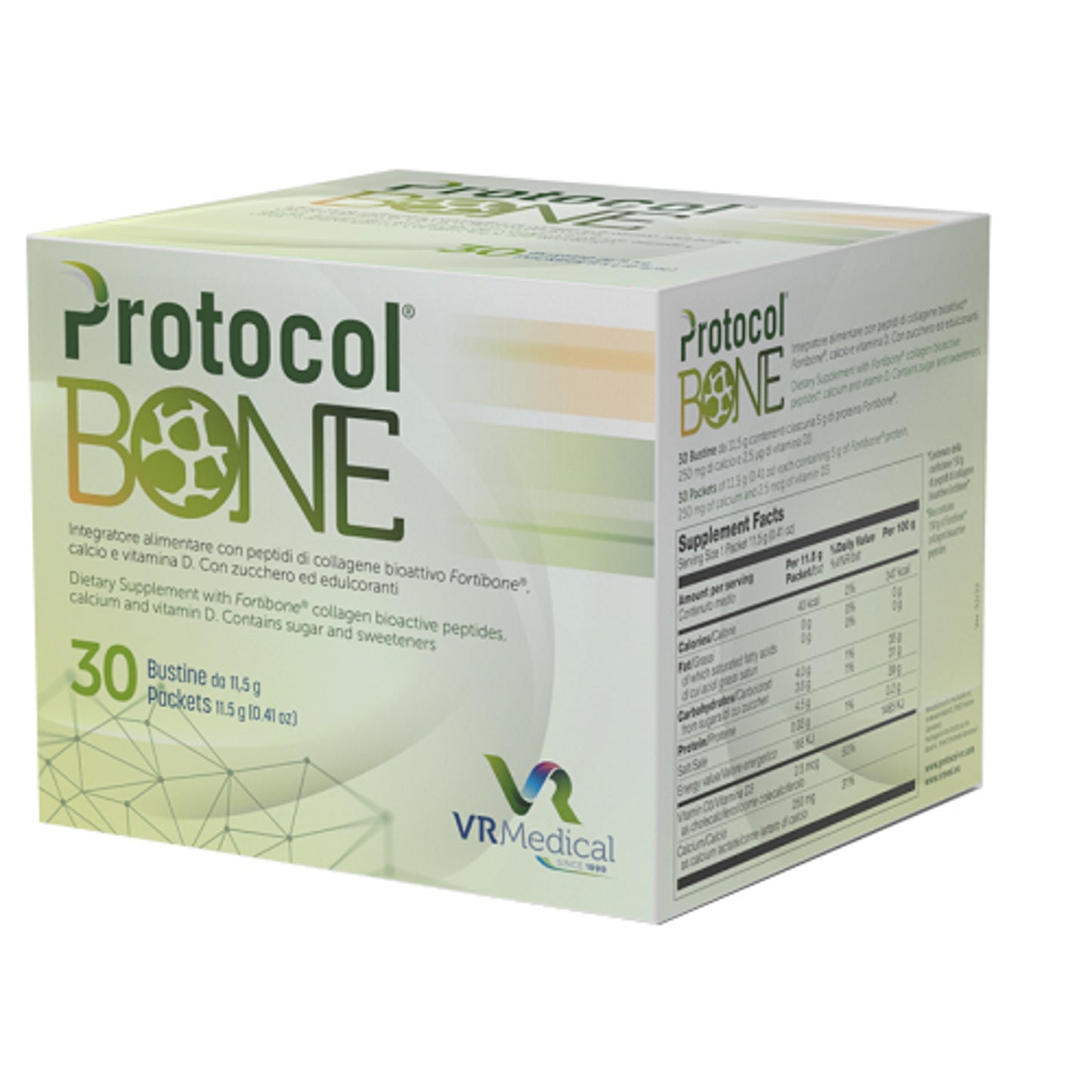 Protocol Bone 30 Bustine 11,5 G Con Edulcoranti