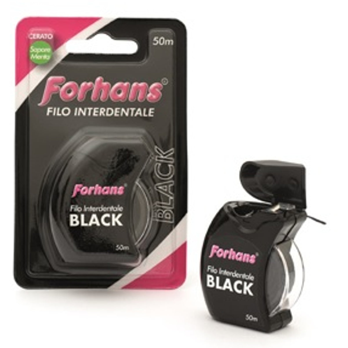 Forhans Black Dental Floss 50 Meters