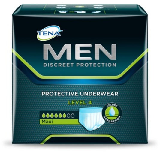 Mutandina Assorbente Maschile Tena Men Livello 4 Taglia Large 10 Pezzi