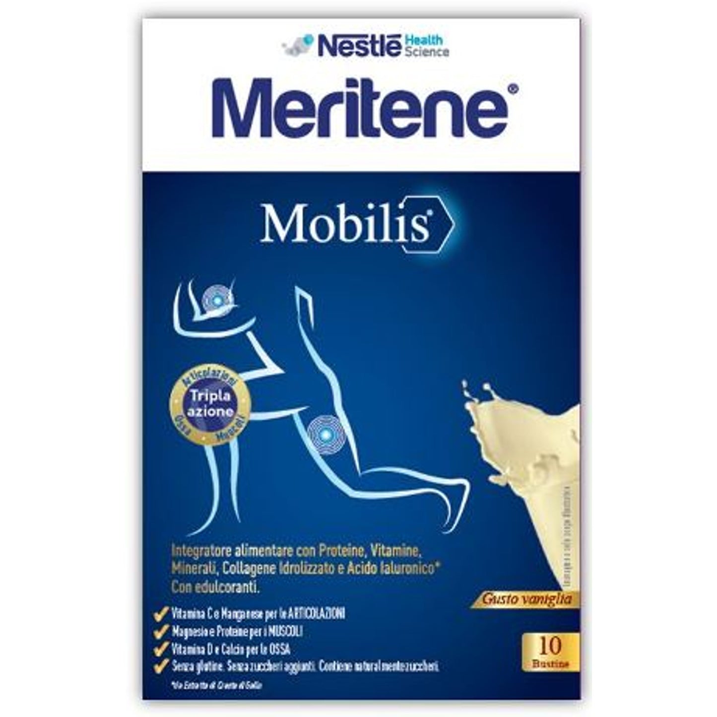 Meritene Mobilis Gusto Vaniglia 10 Bustine Da 21 G