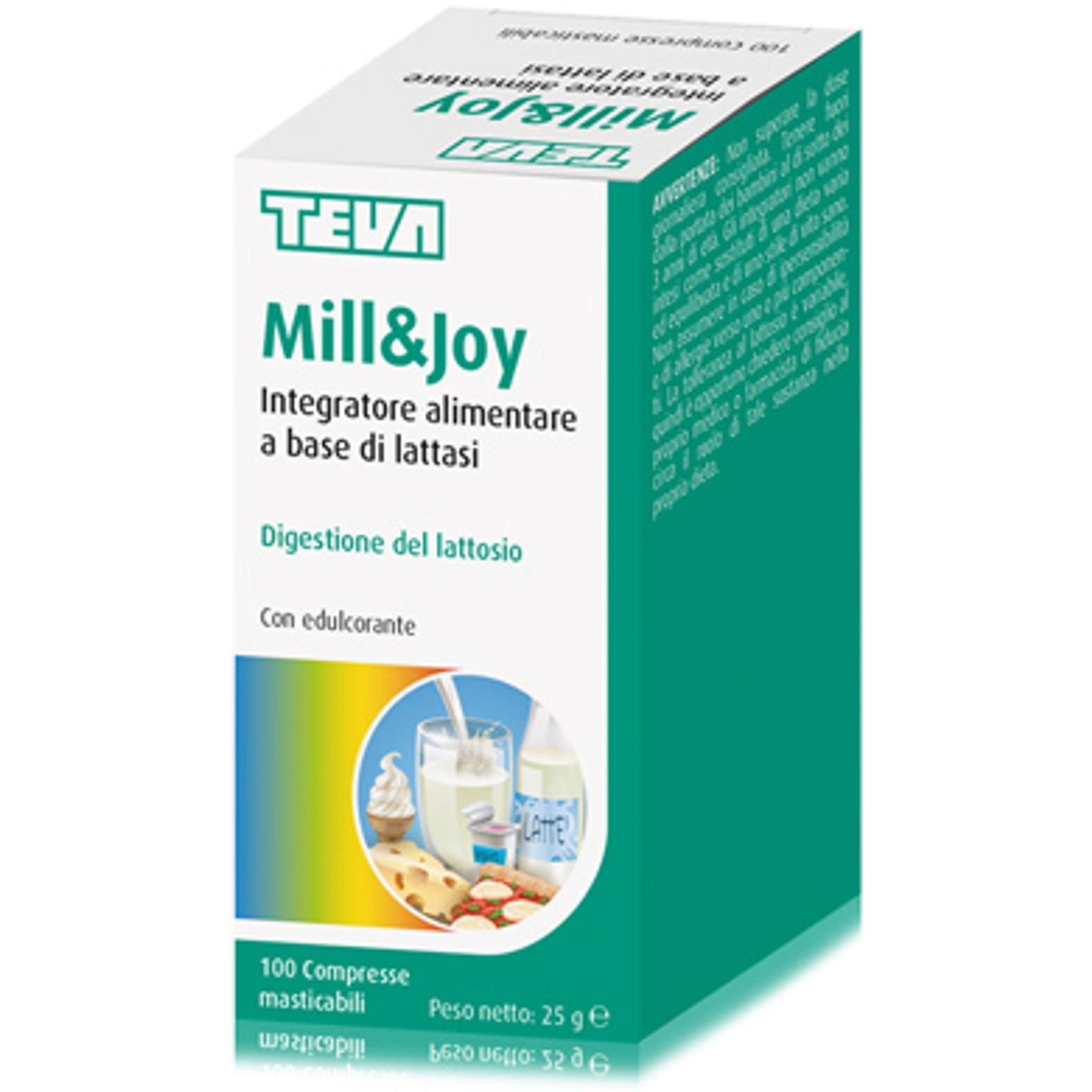 Mill&Joy Teva A Basedi Lattasi 100 Compresse Masticabili