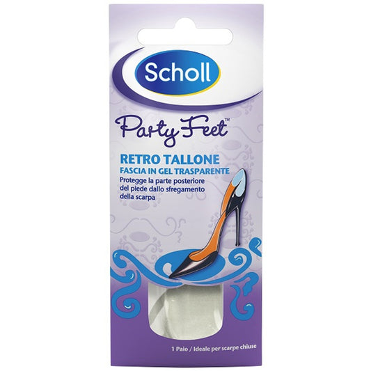 Plantare Ortopedico Per Retro Tallone Party Feet Scholl Gelactiv 1 Paio