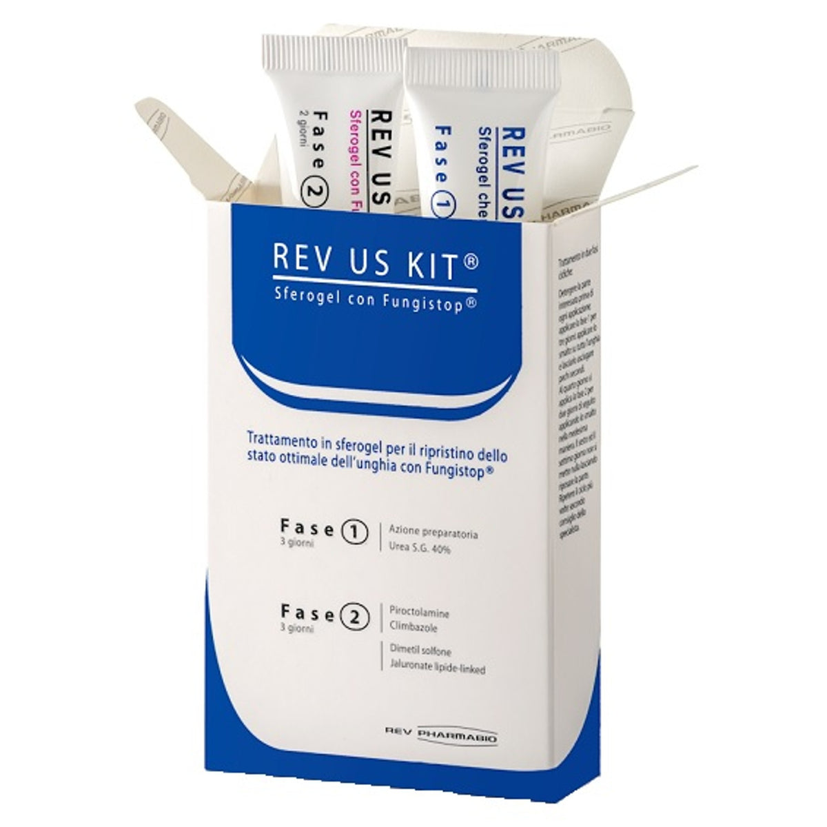Rev Us Kit Smalto Fase 1 15 Ml + Smalto Fase 2 15 Ml