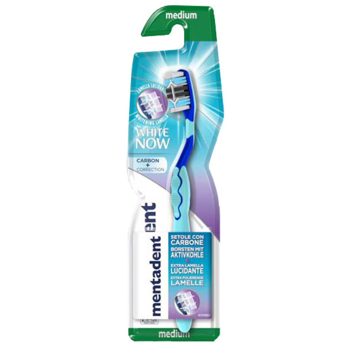 Mentadent White Now Carbon Toothbrush