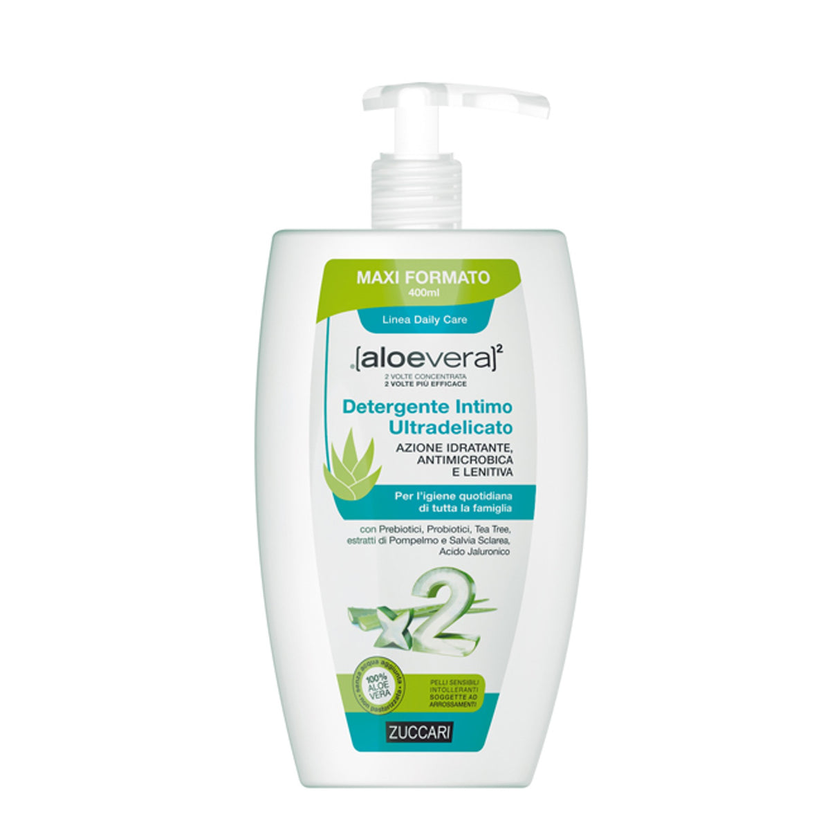 Aloevera2 Nettoyant Intime Ultra Doux 400 Ml
