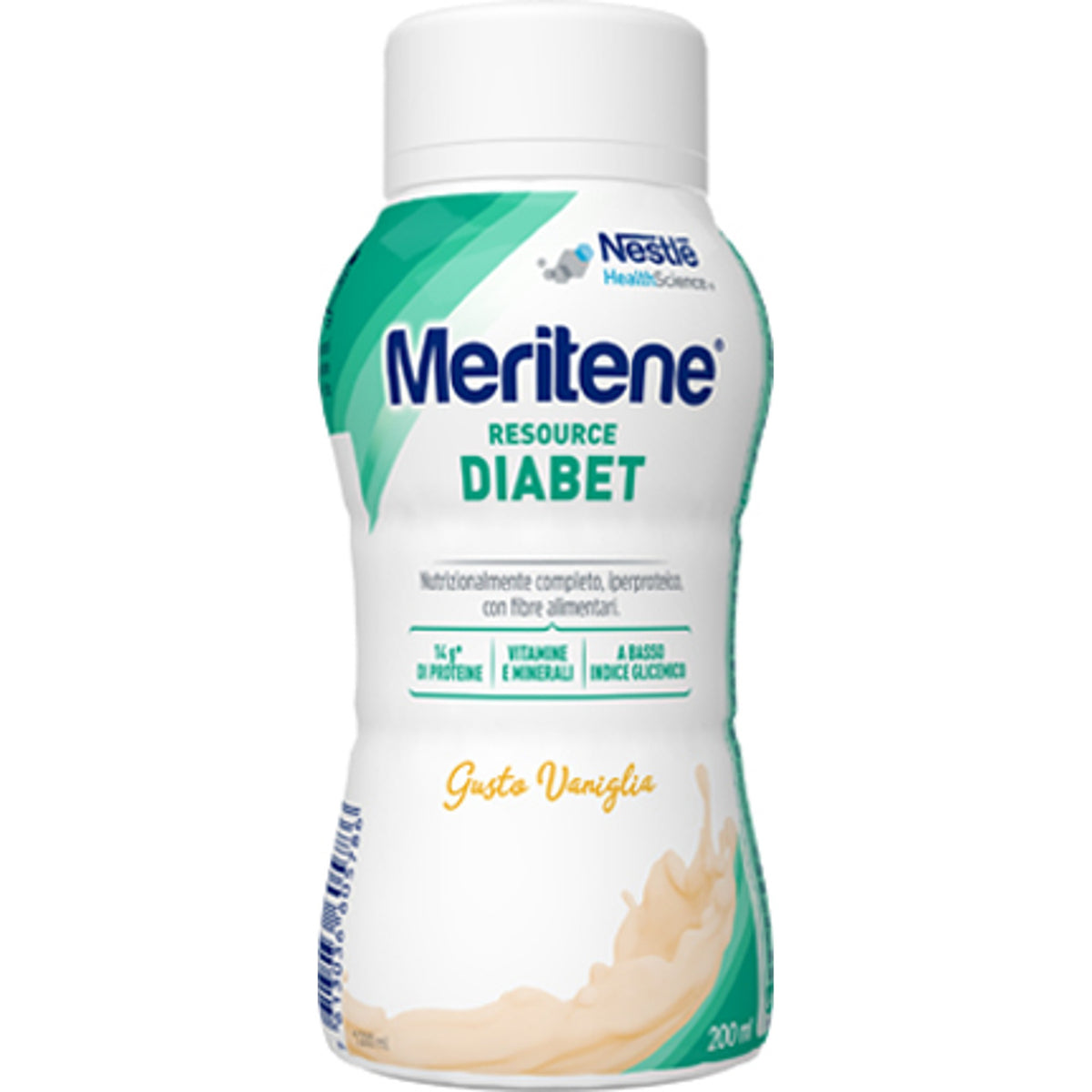 Meritene Clinical Dbt Vanille 200 ml avec sucres et édulcorant sans gluten